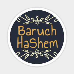 Baruch HaShem – Ornamental Blessing Magnet
